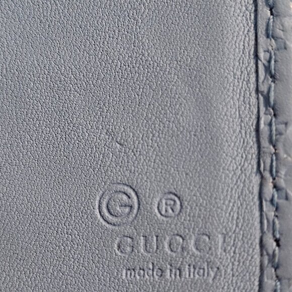 Gucci Wallet GG Microguccissima Continental Blue Buttery Soft Leather Wallet EUC - Picture 15 of 17